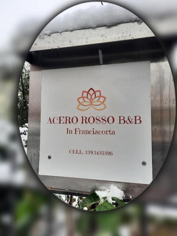 إيربوسكو Acero Rosso B&B In Franciacorta المظهر الخارجي الصورة